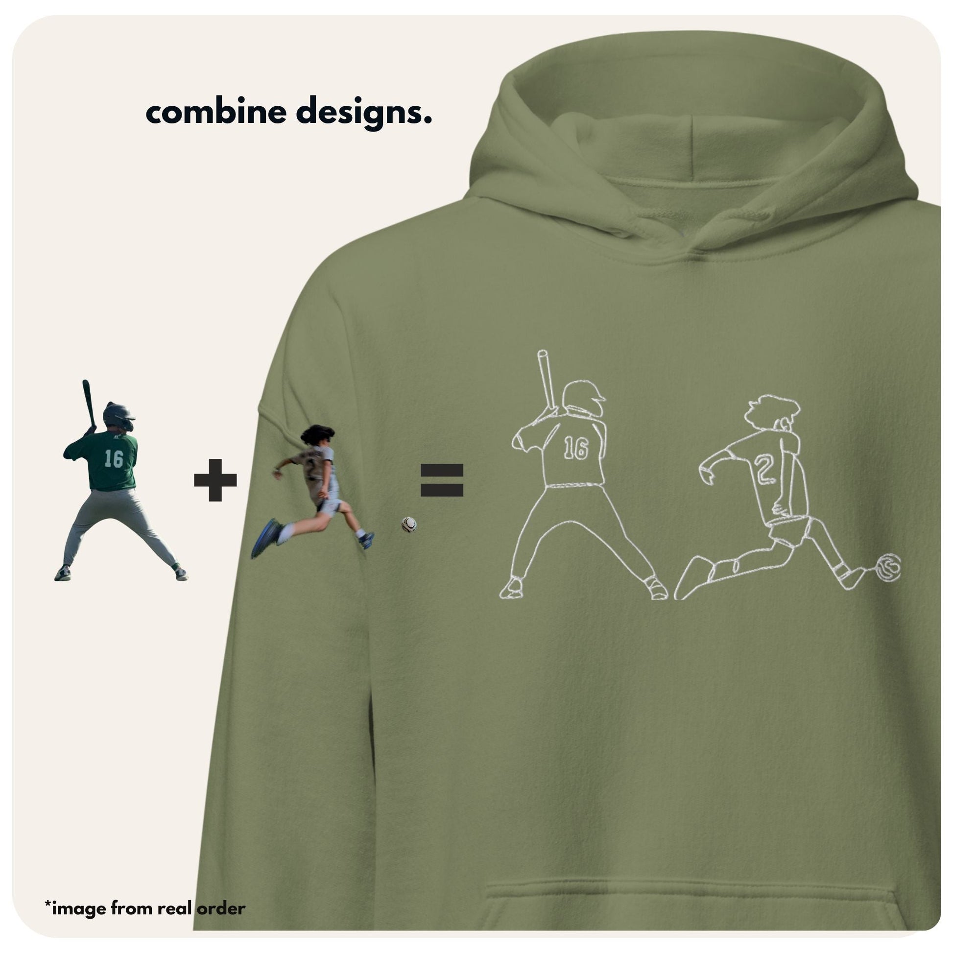 Custom Sports Hoodie + Sweatshirt - Sports on Lyne