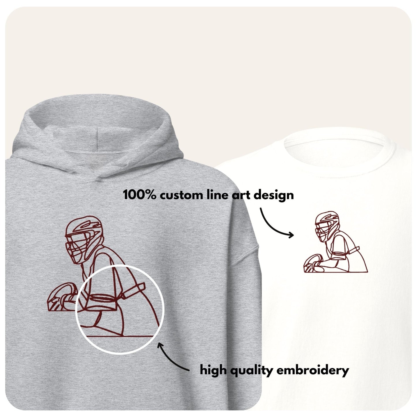 Custom Sports Hoodie + T-shirt - Sports on Lyne